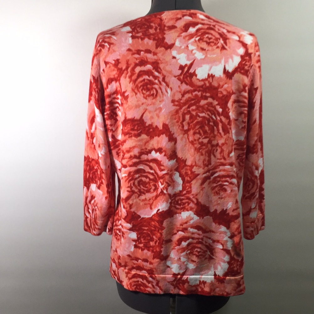 Isaac Mizrahi Button Front Light Weight Sweater - Picture 4 of 8